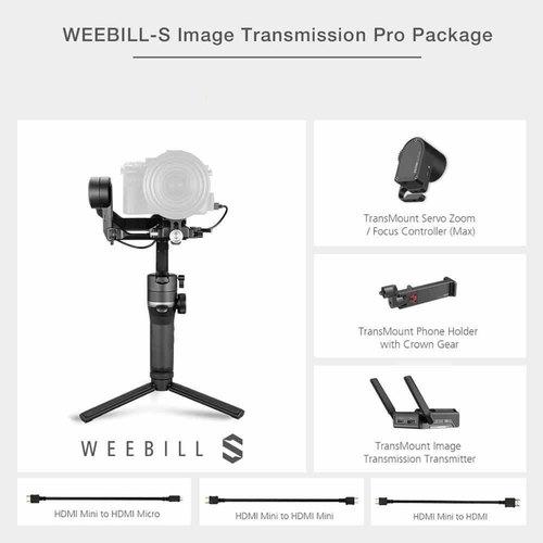 גימבל Zhiyun-Tech WeeBill S Pro Package יבואן רשמי