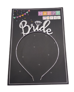קשת שיער Bride to Be כסף