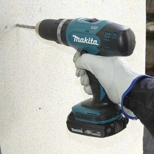 מברגה רוטטת נטענת + 2 סוללות MAKITA DHP453RYE 18V 1.5AH