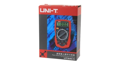 רב מודד דגם פאלם + תאורה + זמזם Uni-t 10A