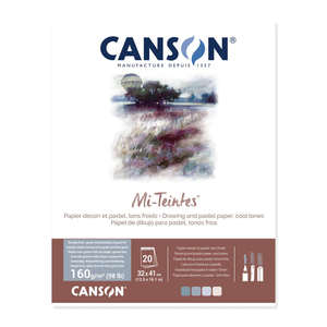 בלוק נייר Mi Teintes גוונים אפורים32/41  CANSON