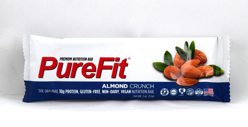 פיורפיט חטיף חלבון שקדים קראנץ ללא גלוטן Purefit