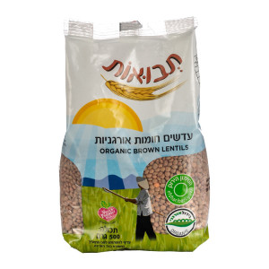 עדשים חומות תבואות