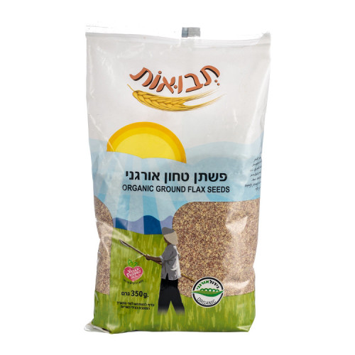 פשתן טחון אורגני 350 גרם תבואות