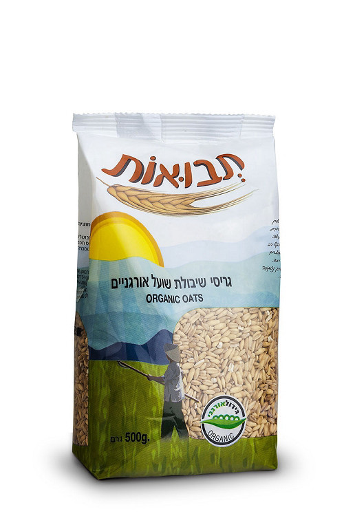 גרעיני שיבולת שועל אורגני