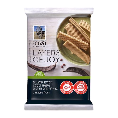 וופל חרובים-כוסמין השדה