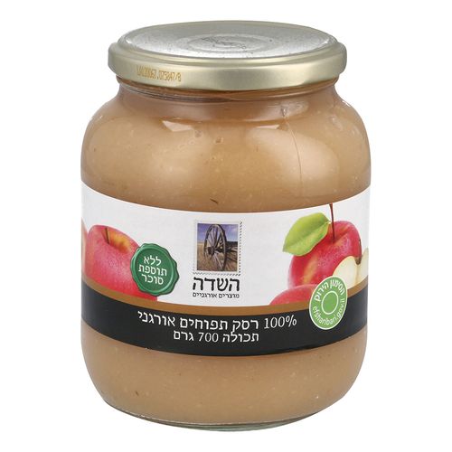 רסק תפוחים אורגני גדול