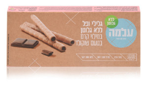 גלילי וופל שוקולד