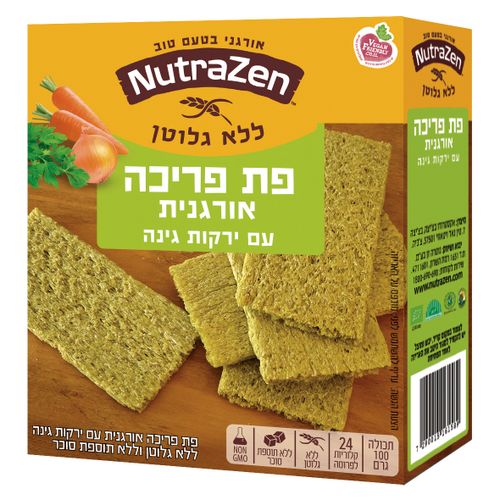 קרקר פריך אורגני עם ירקות
