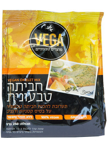 חביתה טיבעונית אבקה