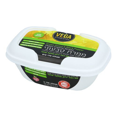 ממרח טבעוני עם בצל ירוק