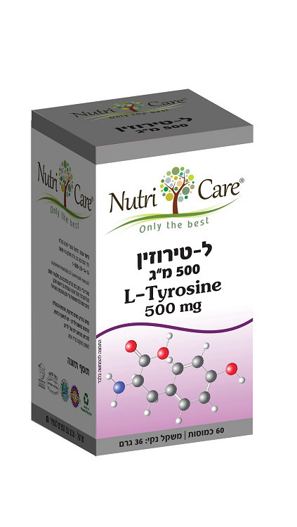 ל- טירוזין 60 כמוסות L Tyrosine נוטרי קר
