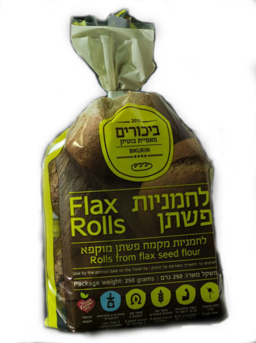 לחמניות פשתן מקמח פשתן מוקפא ביכורים