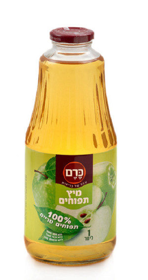 מיץ תפוחים 1 ליטר כרם