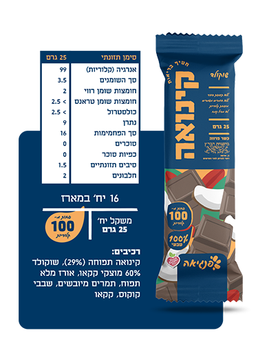 חטיף קינואה עם שוקולד