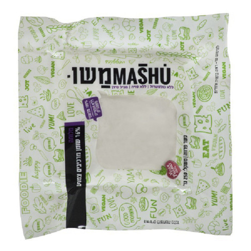 גבינה מלוחה טבעונית 16% 250 גרם משו mashu