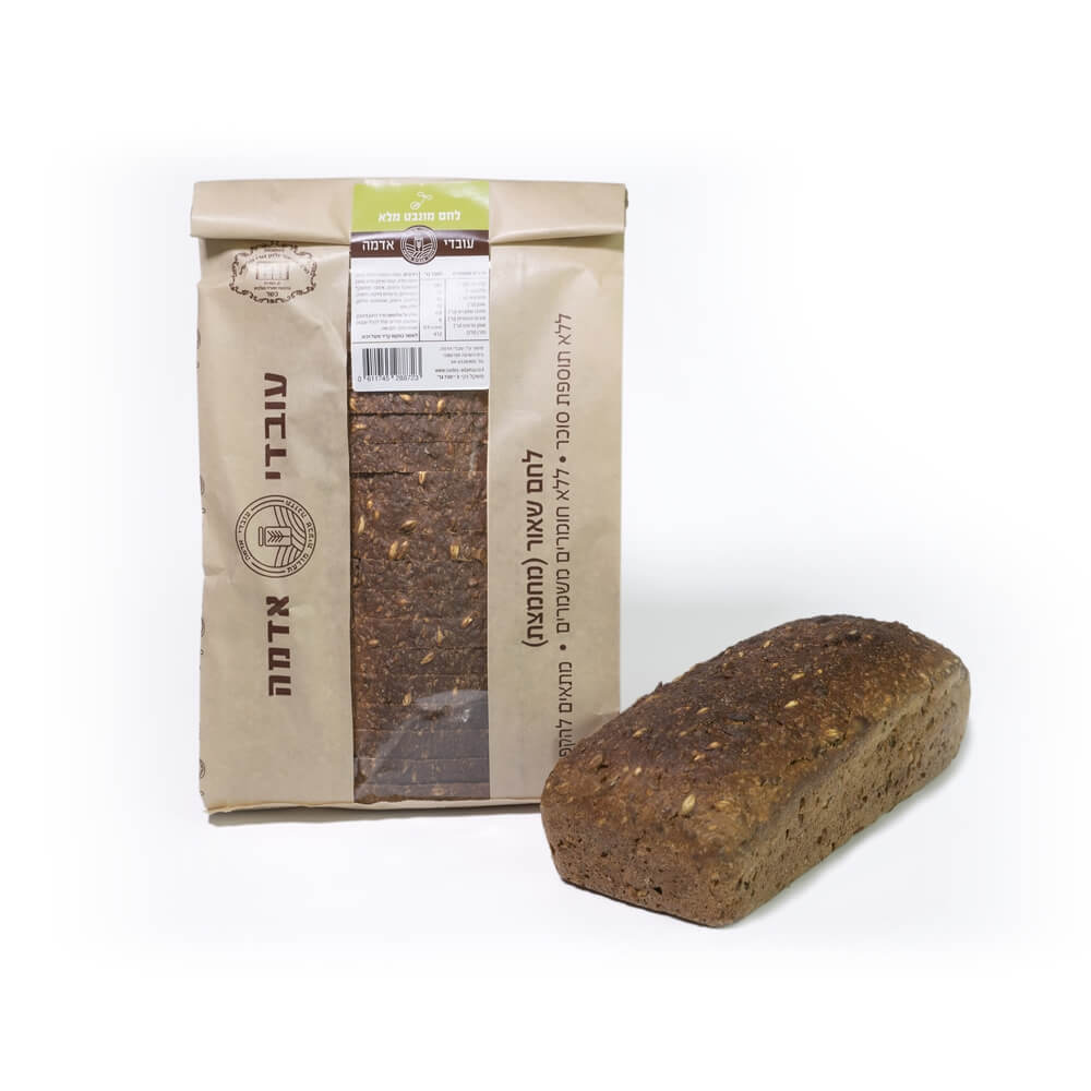 לחם מונבט מלא- עובדי אדמה שקדיה מוצרי טבע