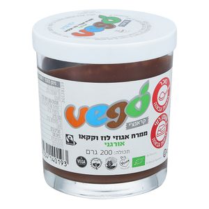 ממרח לוז וקקאו אורגני טבעוני