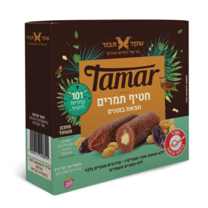 6 חטפי תמר במילוי חמאת בוטנים