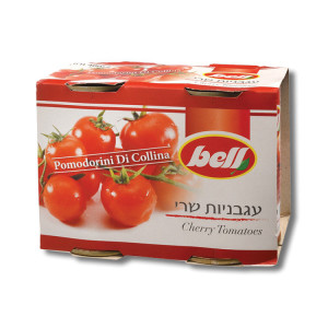 עגבניות שרי במיץ עגבניות מארז זוגי 2X400 גרם