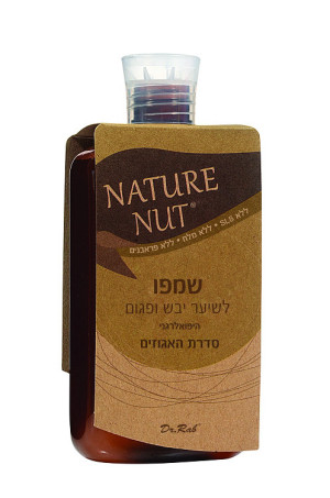 שמפו לשיער יבש ופגום נייטשר נאט Nature Nut 400 מ"ל