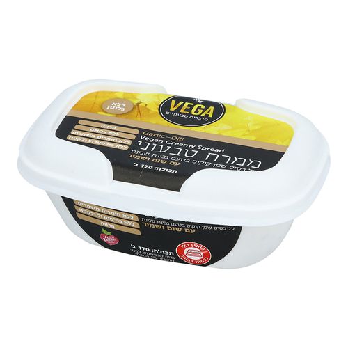 ממרח טבעוני וגה שום שמיר