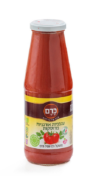 עגבניות אורגניות מרוסקות-כרם