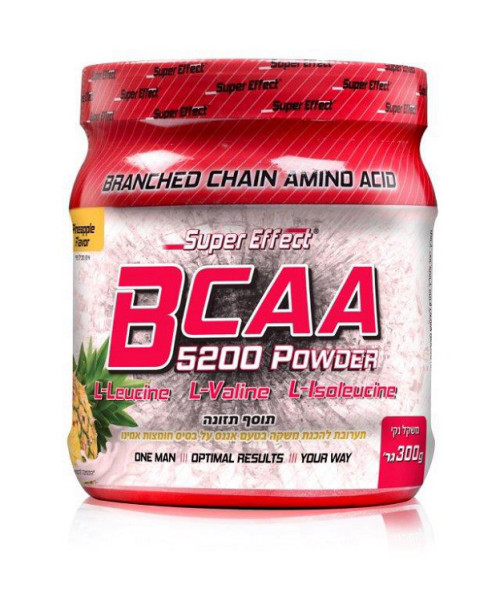 חומצות אמינו BCAA מבית Super Effect בטעם אננס 300 גרם