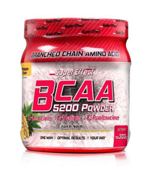 חומצות אמינו BCAA מבית Super Effect בטעם אננס 300 גרם