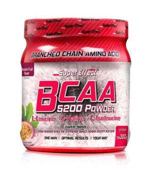 חומצות אמינו BCAA מבית Super Effect בטעם פסיפלורה 300 גרם