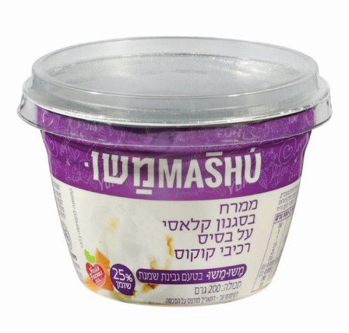 משו ממרח קלאסי על בסיס קוקוס