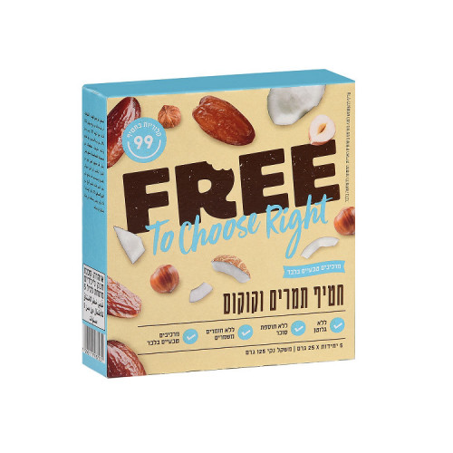 חטיף תמרים וקוקוס
