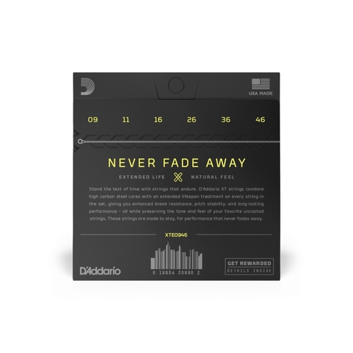זוית נוספת D'Addario XTE0946 Nickel Plated Steel