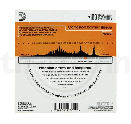 זוית נוספת D'Addario EZ900 85/15 Bronze