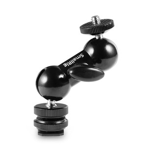 SmallRig 1135 זרוע עם ראש כפול וחיבור לCold shoe