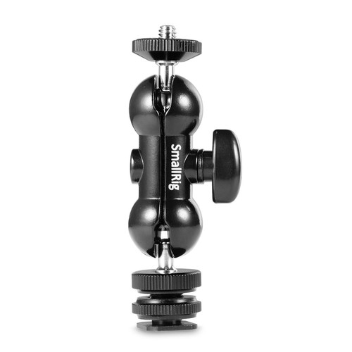 SmallRig 1135 זרוע עם ראש כפול וחיבור לCold shoe