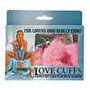 אזיקי פרווה איכותיים צבע ורוד NMC - Love Cuffs