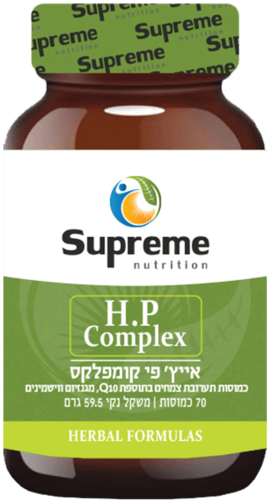 אייץ' פי קומפלקס סופרים נוטרישיין 70 כמוסות - Supreme Nutrition H.P Complex 
