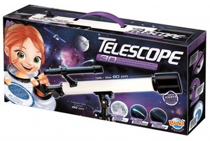 טלסקופ עם הגדלה עד 288X עדשה 50 מ"מ וחצובה