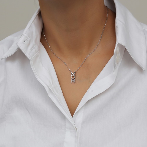 שרשרת ותליון MOM זהב 14K