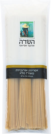 אטריות אורגניות מאורז מלא  250 גרם  השדה