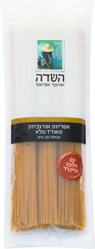 אטריות אורגניות מאורז מלא עם דלעת וג'ינג'ר  250 גרם  השדה 