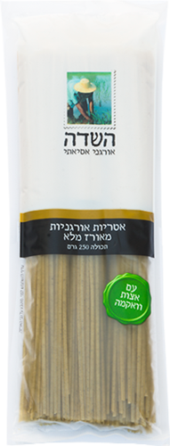 אטריות אורגניות מאורז מלא עם אצות וואקאמה  250 גרם  השדה 