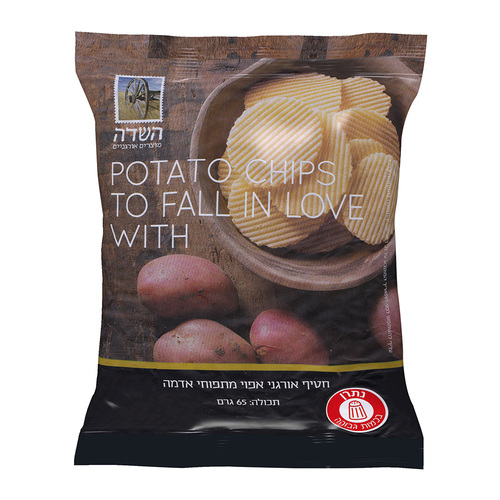 חטיף אורגני אפוי מתפוחי אדמה  65 גרם  השדה