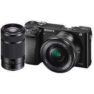 מצלמת קיט Sony A6000 + 16-50mm + 55-210mm