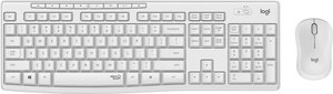 מקלדת ועכבר Logitech MK295 Silent - לבן