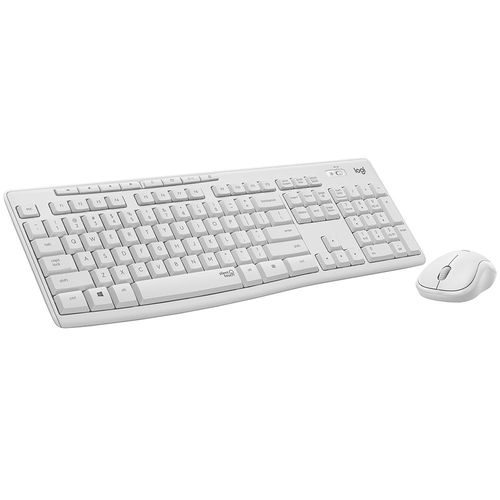 מקלדת ועכבר Logitech MK295 Silent - לבן