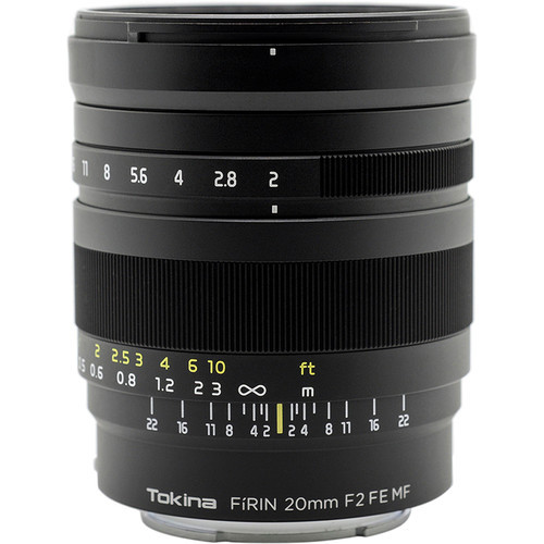 עדשה Tokina FiRIN 20mm f/2 FE MF for Sony E