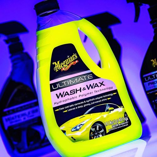 שמפו + ווקס לרכב 1.42 ליטר MEGUIAR'S Ultimate Wash & Wax – ניקוי והברקה בפעולה אחת