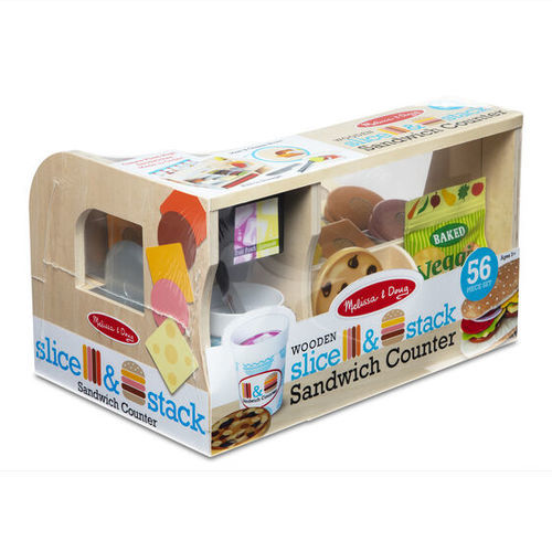 דוכן סנדוויצ’ים נייד מעץ איכותי מבית MELISSA&DOUG